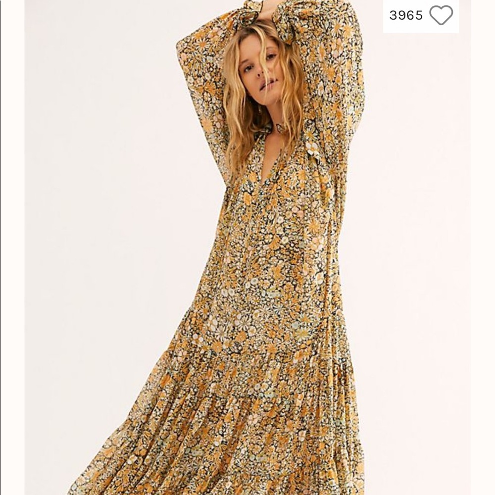 Free People Feeling Groovy Maxi Dress Size S